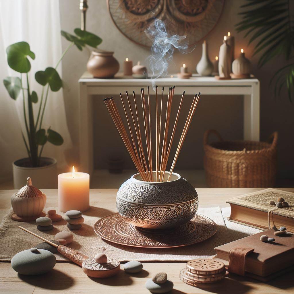 Bogoro wierookstokjesset, premium wierookstokjes, wierookstokjes, 100 stokjes 6,5 cm, ideaal voor meditatie, yoga, spirituele genezing, gebeden, aromatherapie (BaiZang